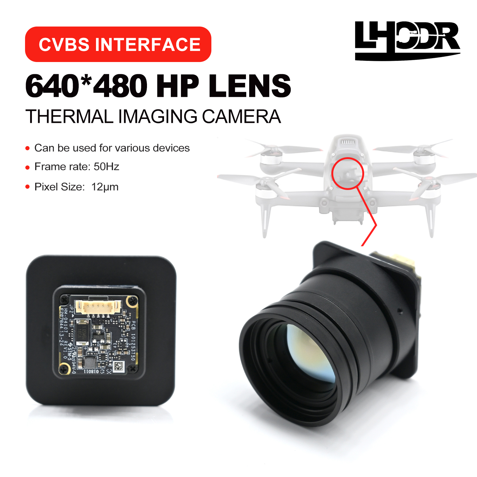 30mm 640x480 pix Drone thermal - Fpv Drone Kit บทวิจารณ์และราคา