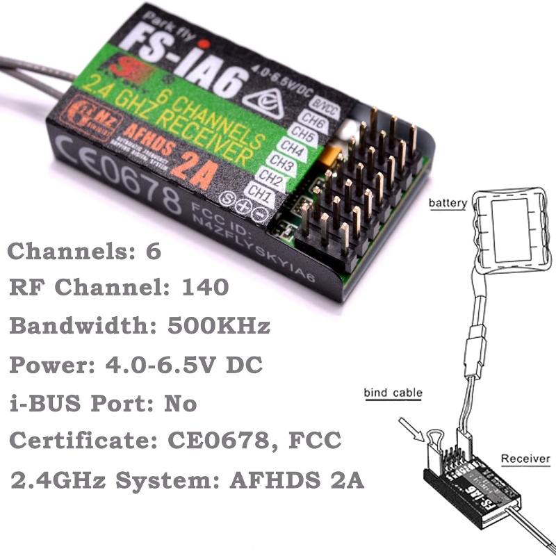 Flysky FS-IA6 Receiver 6CH Dua - Fpv Drone Antenna บทวิจารณ์และราคา