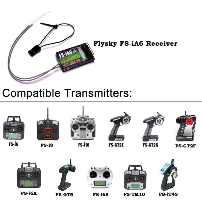 Flysky FS-IA6 Receiver 6CH Dua - Fpv Drone Antenna บทวิจารณ์และราคา