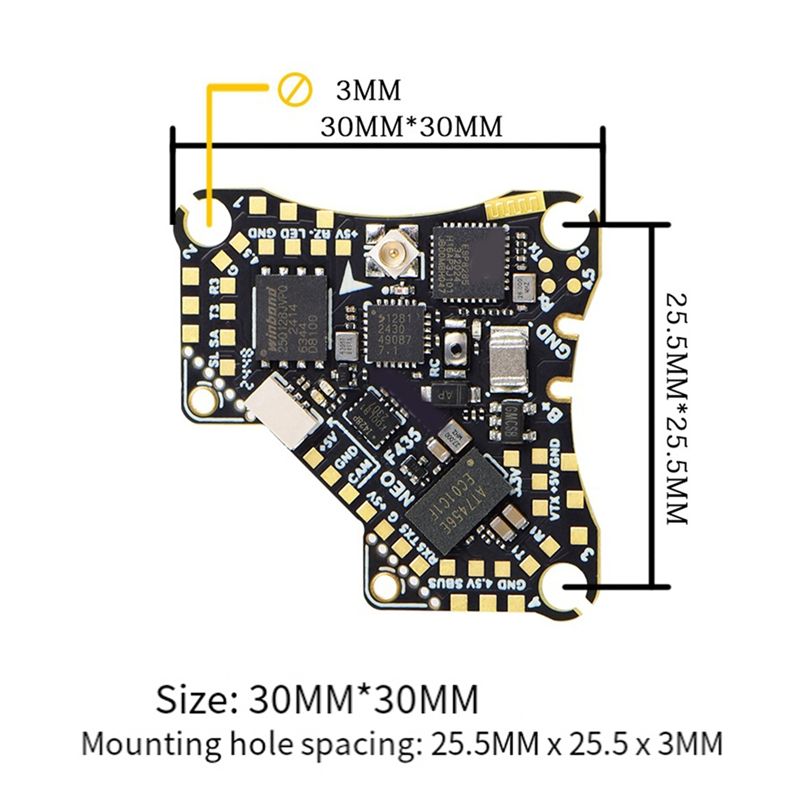 FBIL-F435 NEO 1S AIO Flight Co - Fpv Drone Esc บทวิจารณ์และราคา