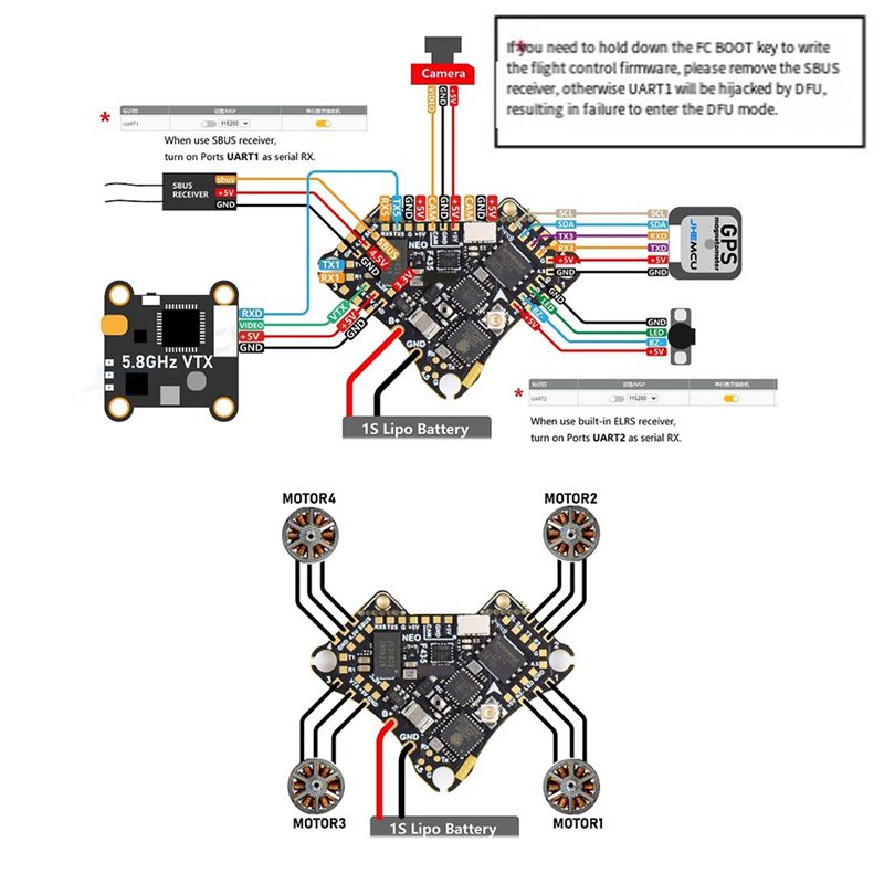 FBIL-F435 NEO 1S AIO Flight Co - Fpv Drone Esc บทวิจารณ์และราคา