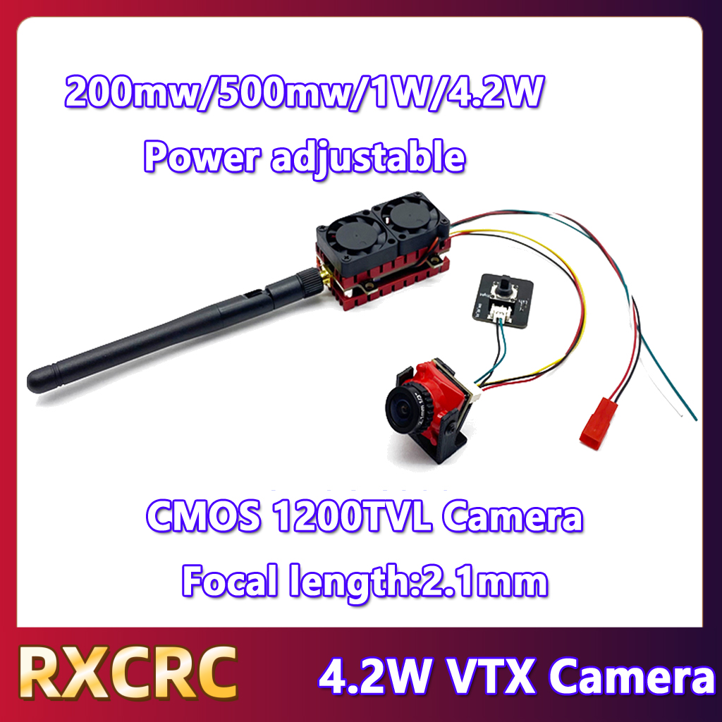 RXCRC 5.8G 48CH 4.2W High Powe - Fpv Drone Camera บทวิจารณ์และราคา
