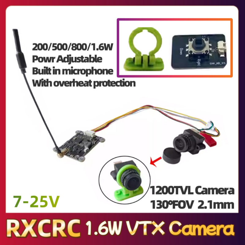 RXCRC 5.8G Module 48CH 1.6W VT - Fpv Drone Camera บทวิจารณ์และราคา