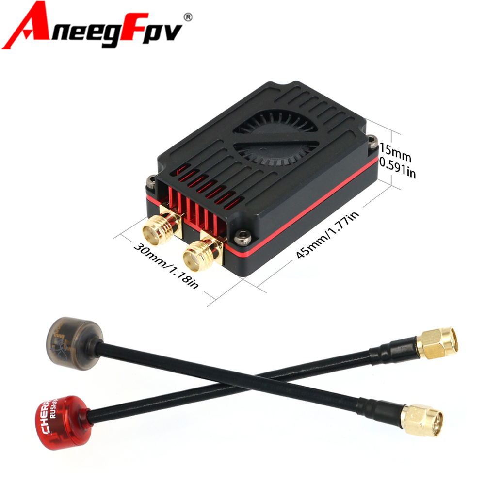 RUSHFPV 4.9G 5.8G 2.5W VTX 8+  - Fpv Drone Vtx บทวิจารณ์และราคา