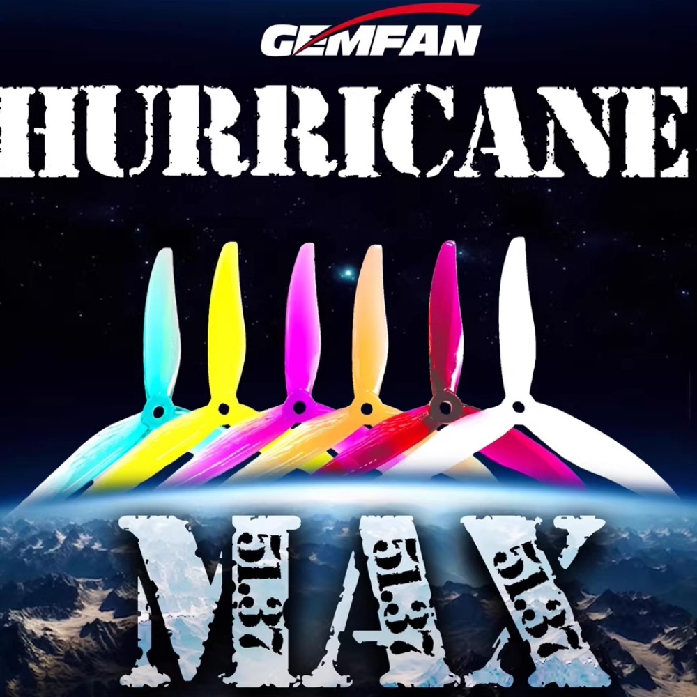 2Pairs Gemfan Hurricane 51377  - Fpv Drone Motor บทวิจารณ์และราคา