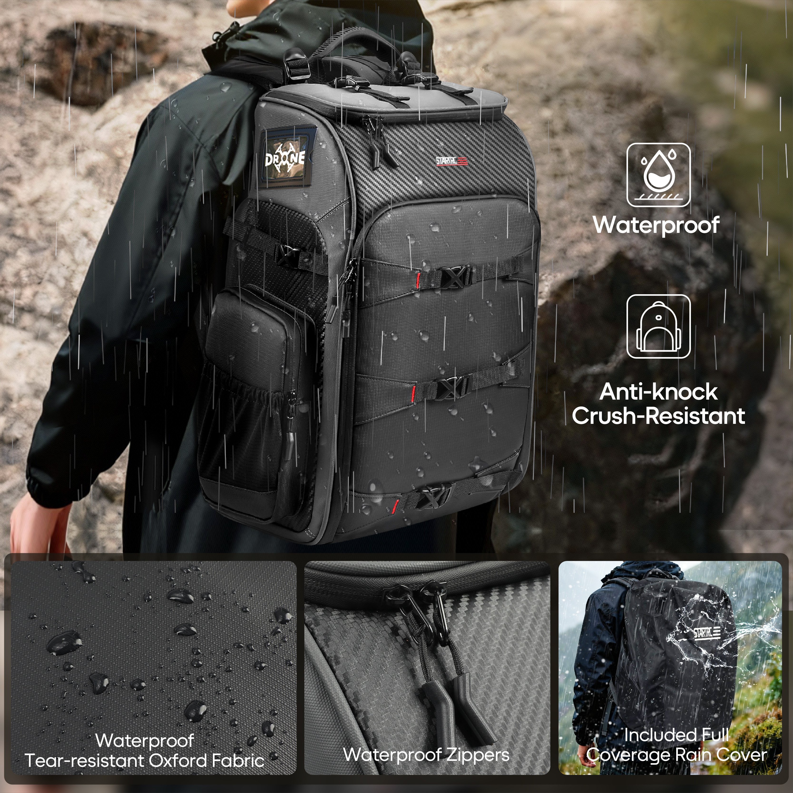 FPV Drone Backpack 40L Profess - Fpv Drone Bag บทวิจารณ์และราคา