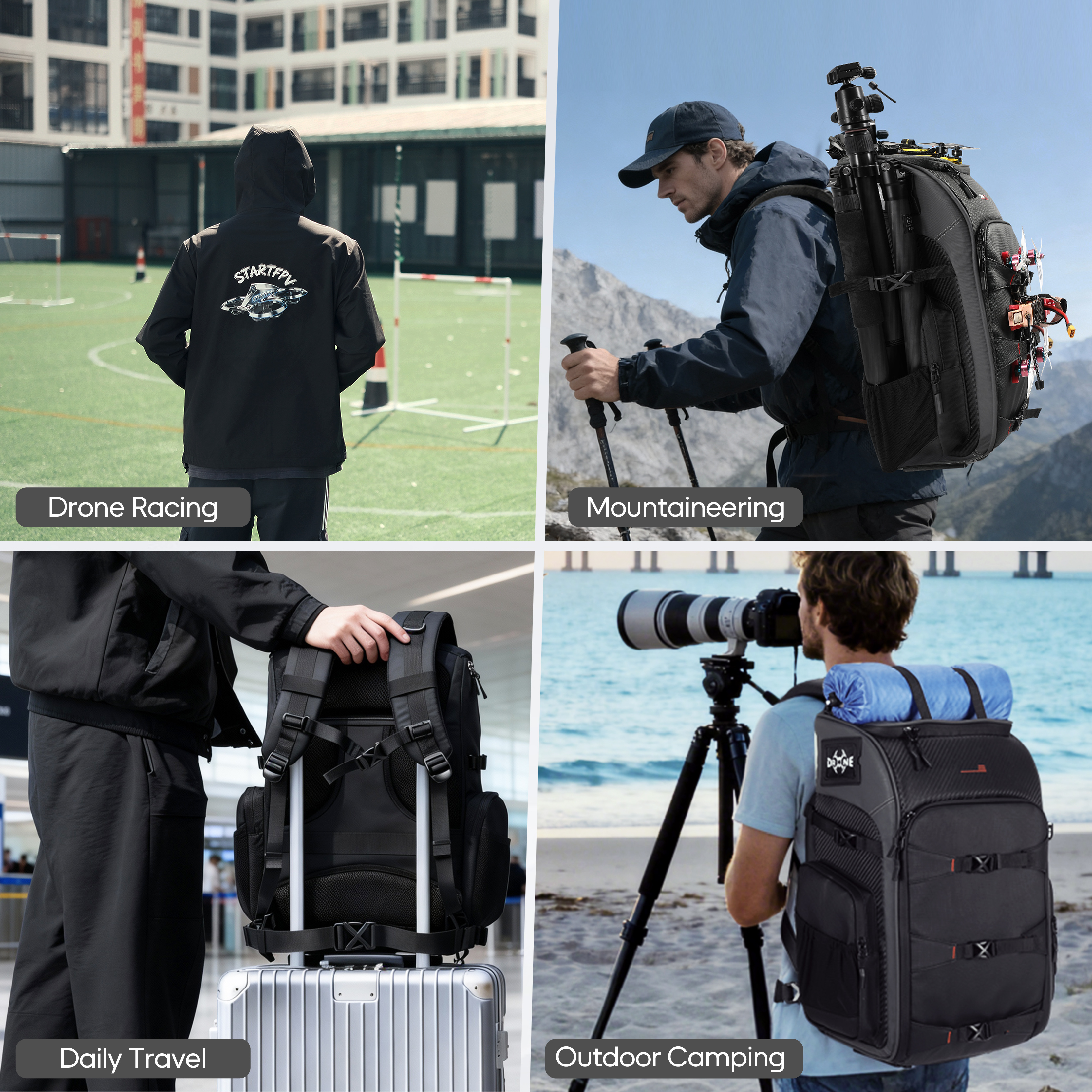 FPV Drone Backpack 40L Profess - Fpv Drone Bag บทวิจารณ์และราคา