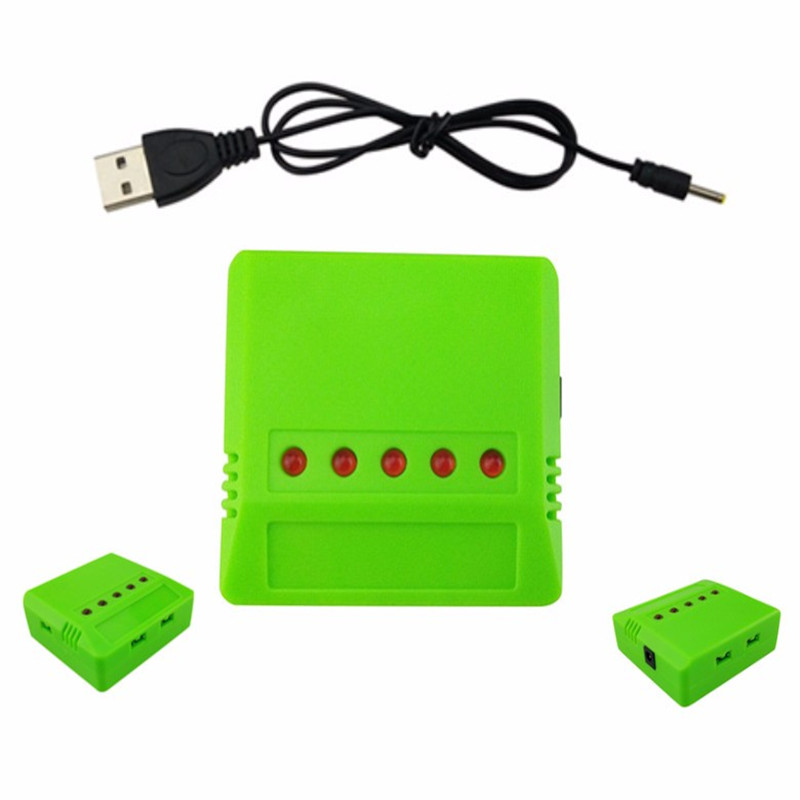 5PCS Cables And 1X 5 In 1 USB  - Fpv Drone Charger บทวิจารณ์และราคา