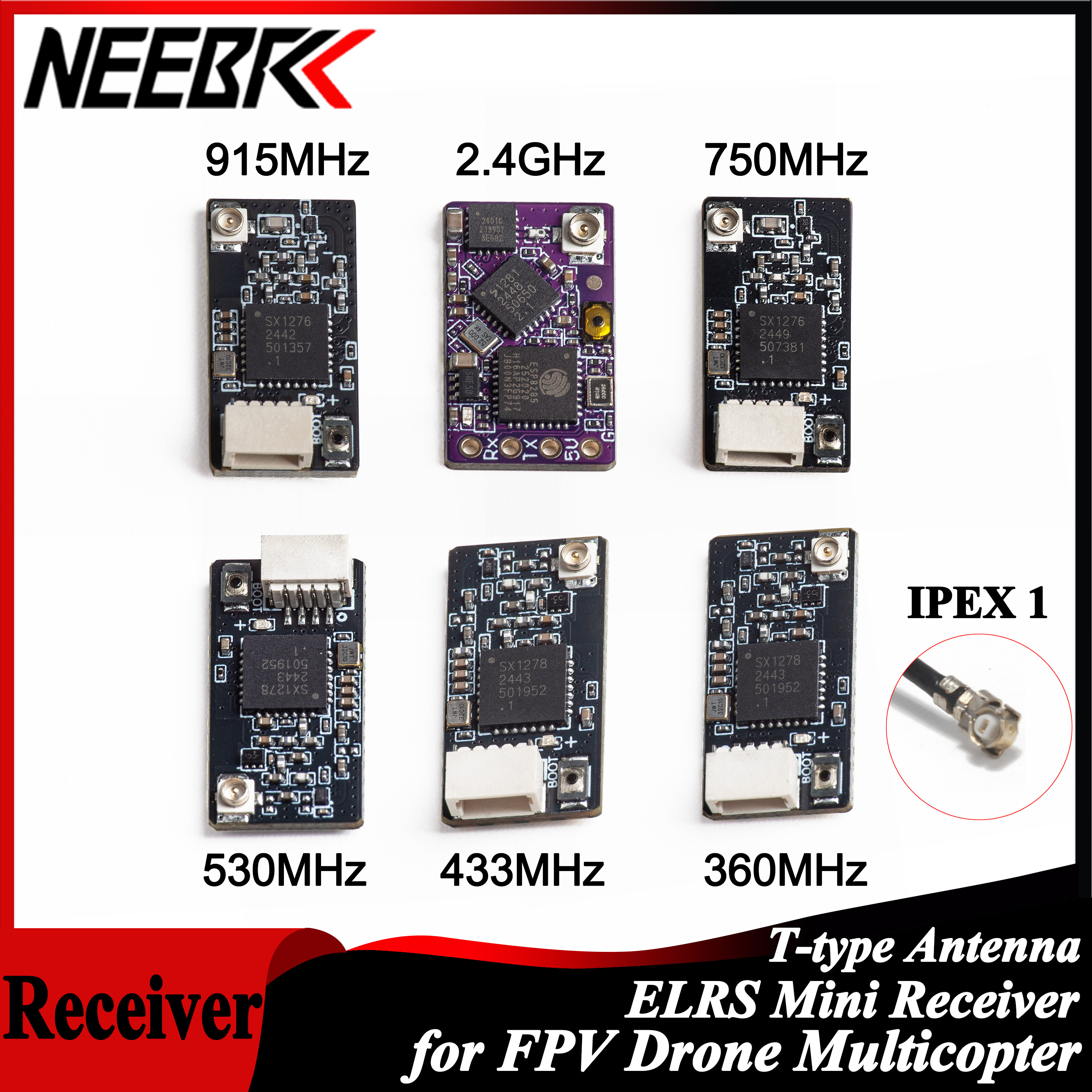 NEEBRC ELRS 2.4G/915Mhz/360Mhz - Fpv Drone Quadcopter บทวิจารณ์และราคา