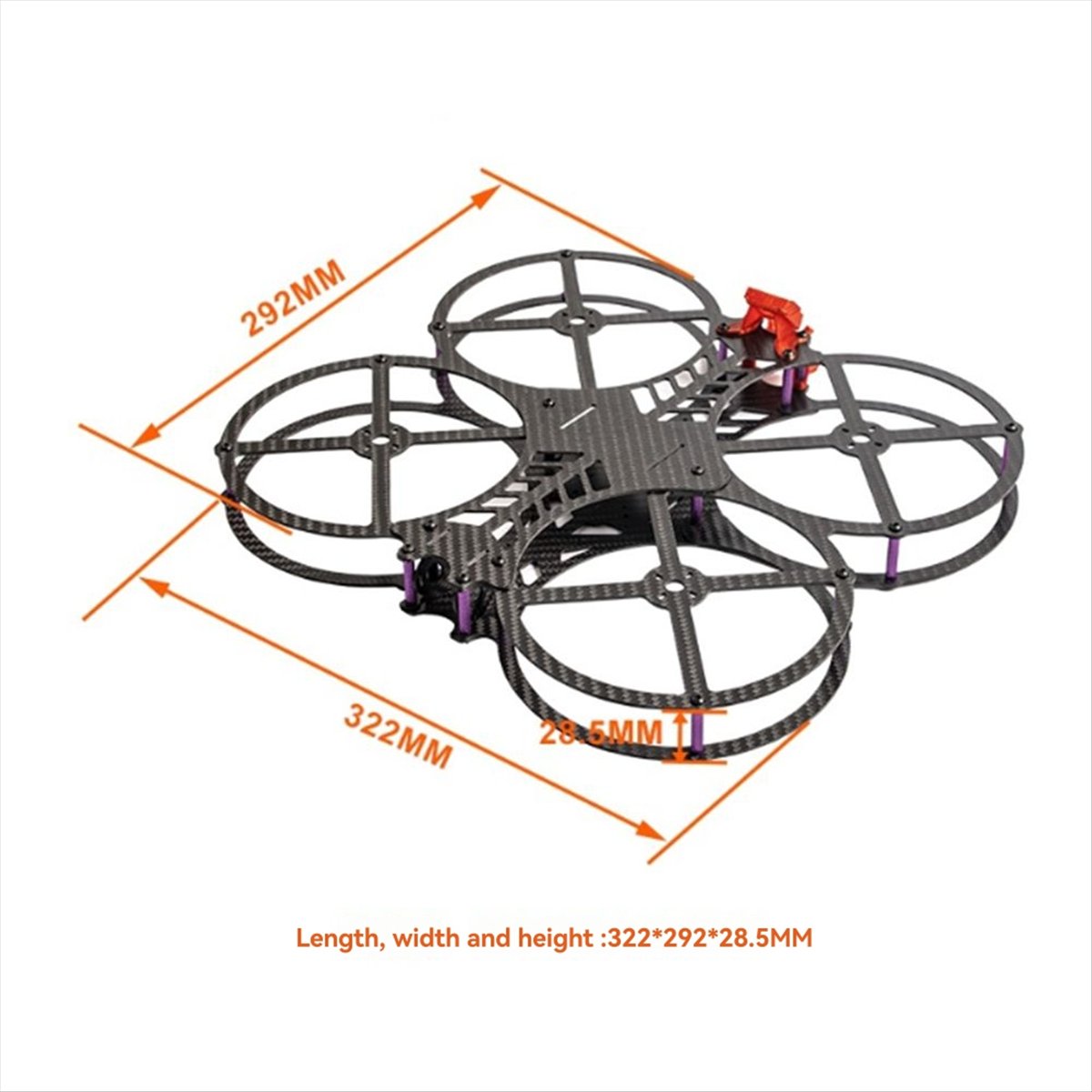 WOW! 5Inch FPV Drone Frame 223 - Fpv Drone Tool Kit บทวิจารณ์และราคา