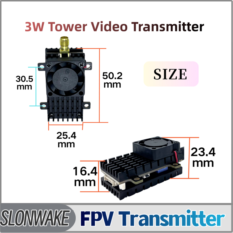 SLONWAKE 5.8G 3000mW Simulatio - Fpv Drone Frame บทวิจารณ์และราคา