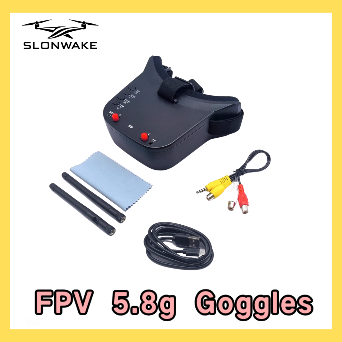 SLONWAKE 5.8G 48CH FPV 400mw V - Fpv Drone Camera บทวิจารณ์และราคา