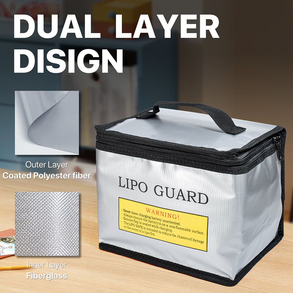 Lipo Guard Safety Bag Fireproo - Fpv Drone Bag บทวิจารณ์และราคา