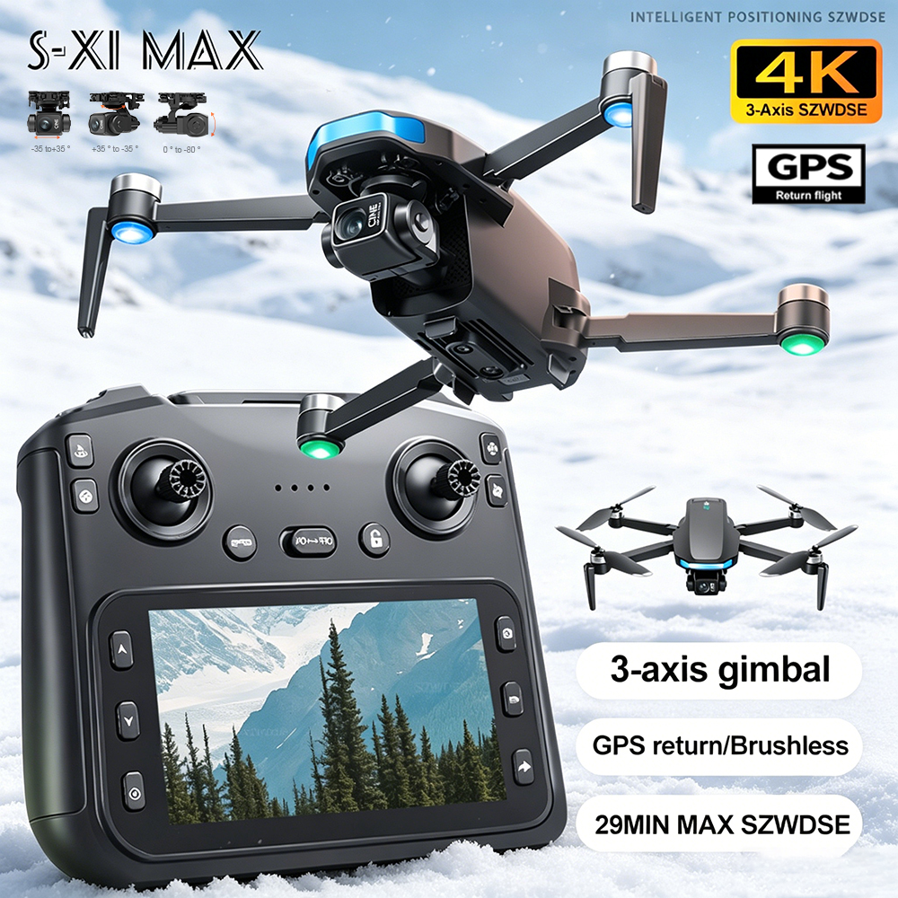New S-X1 MAX Drone GPS 8K Prof - Fpv Drone Charger บทวิจารณ์และราคา