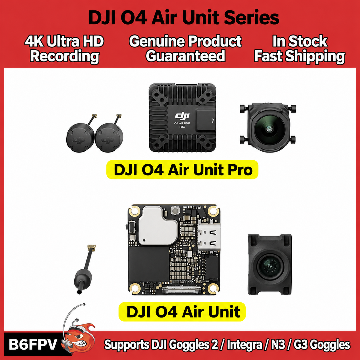 DJI O4 Air Unit Series Flagshi - Fpv Drone Receiver บทวิจารณ์และราคา