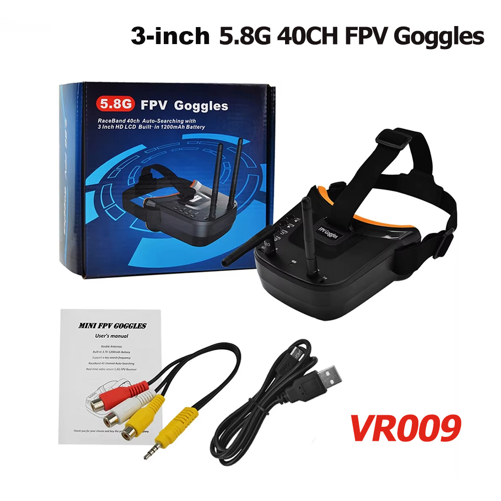 VR009 FPV Video Goggles 3Inch  - Fpv Drone Antenna บทวิจารณ์และราคา