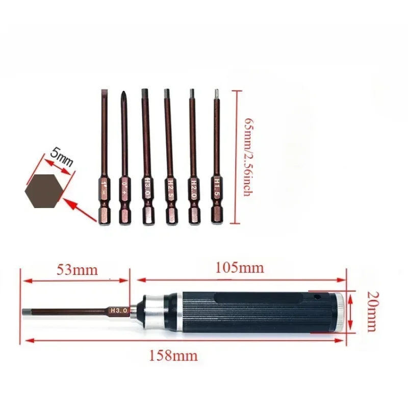 6 in 1 Screwdrivers Repair Too - Fpv Drone Tool Kit บทวิจารณ์และราคา
