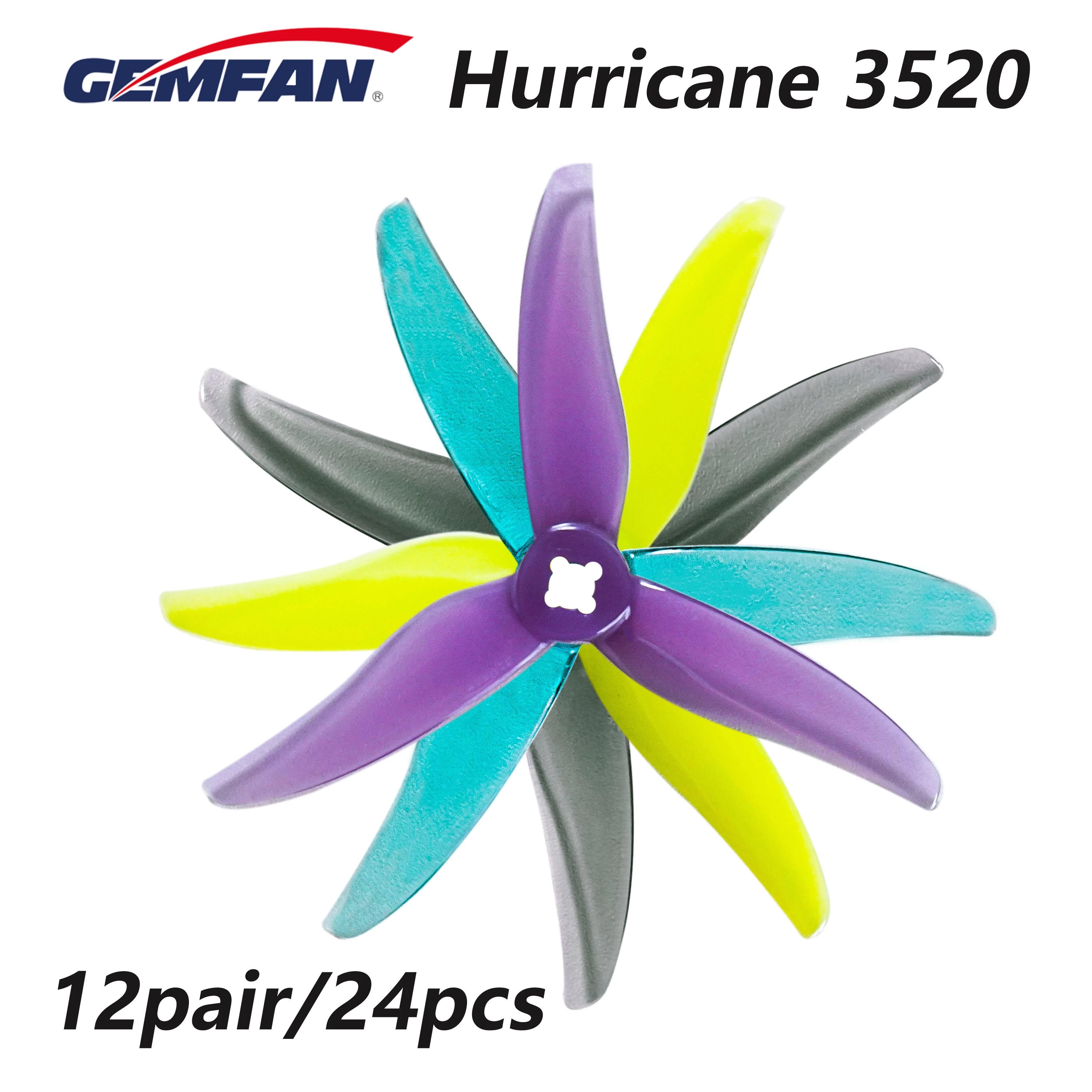 24pcs/12pairs Gemfan Hurricane - Fpv Drone Goggles บทวิจารณ์และราคา